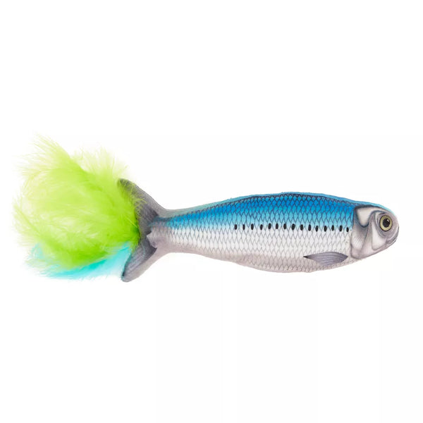 Whisker City® Refillable Fish Cat Toy - Catnip, Plush