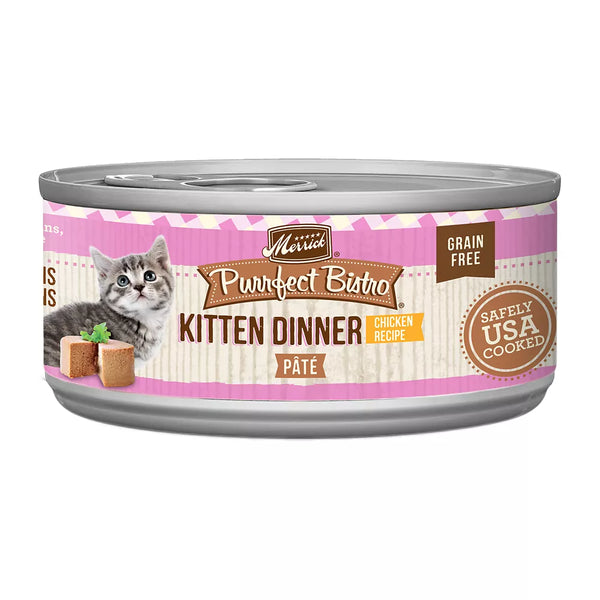 Merrick® Purrfect Bistro® Kitten Dinner Wet Cat Food - Chicken, Natural, Grain Free