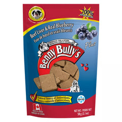 Benny Bully's Plus Dog Treat - Natural, Beef Liver & Blueberry
