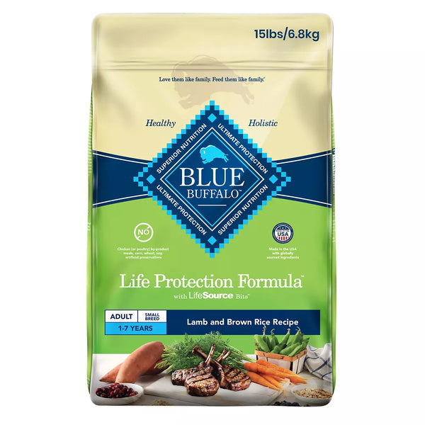 Blue Buffalo® Life Protection Formula™ Small Breed Adult Dry Dog Food - Natural, Lamb