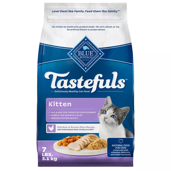 Blue Buffalo® Tastefuls™ Healthy Growth Kitten Dry Cat Food, Natural, Chicken & Brown Rice