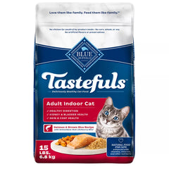 Blue Buffalo® Tastefuls™ Indoor Health Adult Dry Cat Food, Natural , Salmon & Brown Rice
