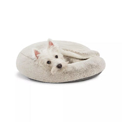 Top Paw® Faux Fur Snuggler Cave Dog Bed