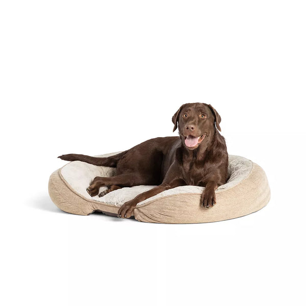 Top Paw® Orthopedic Premium Support Oval Lounger Dog Bed