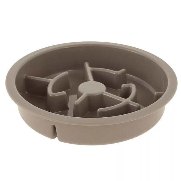 Top Paw® Grey Slow Feeder Dog Bowl, 6.75-cup
