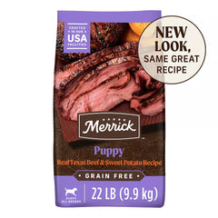 Merrick® Grain Free® Puppy Dry Dog Food - Real Texas Beef & Sweet Potato
