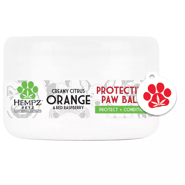 Hempz® Petz Protective Paw Balm - Creamy Citrus Orange & Red Raspberry