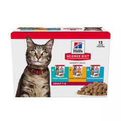 Hill's® Science Diet® Adult Wet Cat Food - Variety Pack, 12 CT, 33.6 OZ