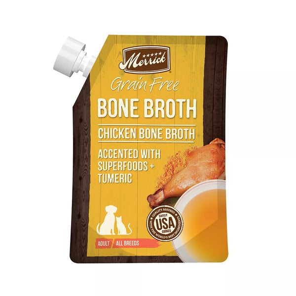 Merrick® Grain Free® Bone Broth Adult Wet Dog Food Topper - Chicken Bone Broth