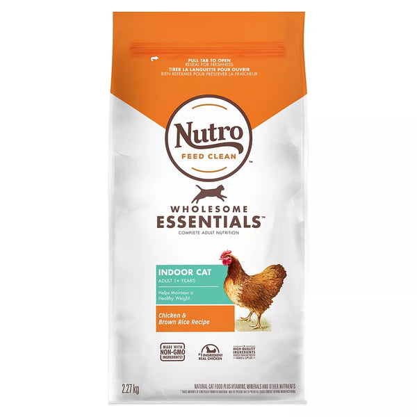 Nutro Wholesome Essentials Indoor Adult Cat Food - Chicken & Brown Rice