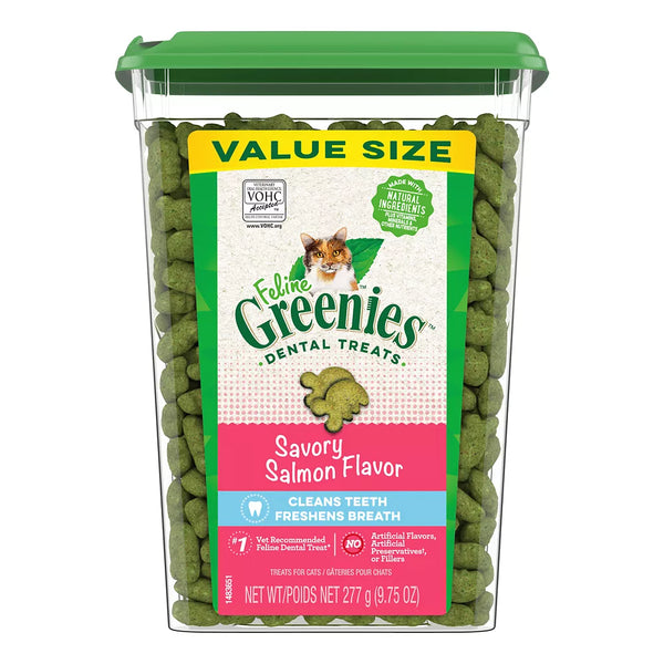 Greenies™ Feline Greenies Adult Cat Dental Treats - Dental Care, Natural, Salmon