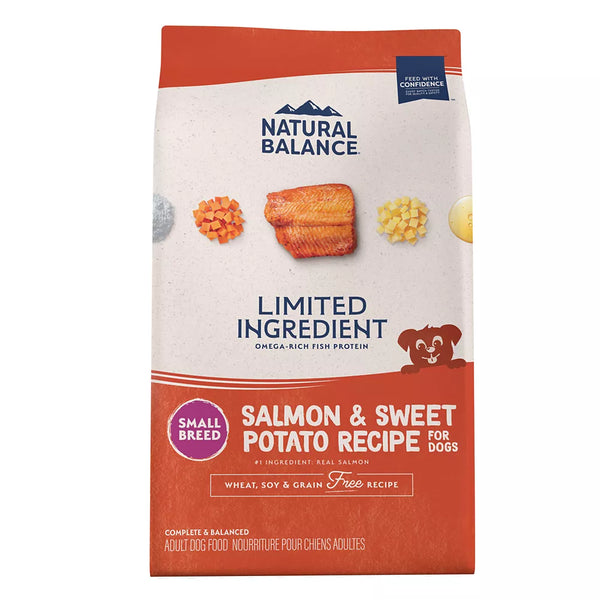 Natural Balance Limited Ingredient Small Breed Adult Dry Dog Food - Salmon & Sweet Potato