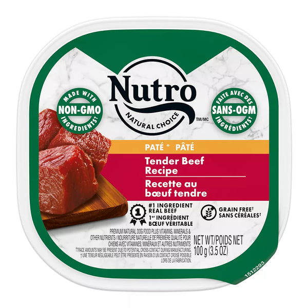 Nutro Natural Choice Adult Wet Dog Food Grain Free Tender Beef Recipe