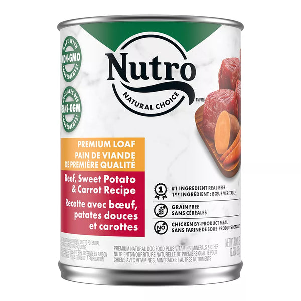 Nutro Natural Choice Adult Wet Dog Food Grain Free Beef, Sweet Potato & Carrot Recipe