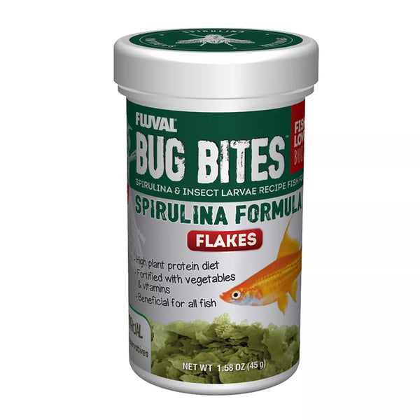 Fluval® Bug Bites Spirulina Flakes