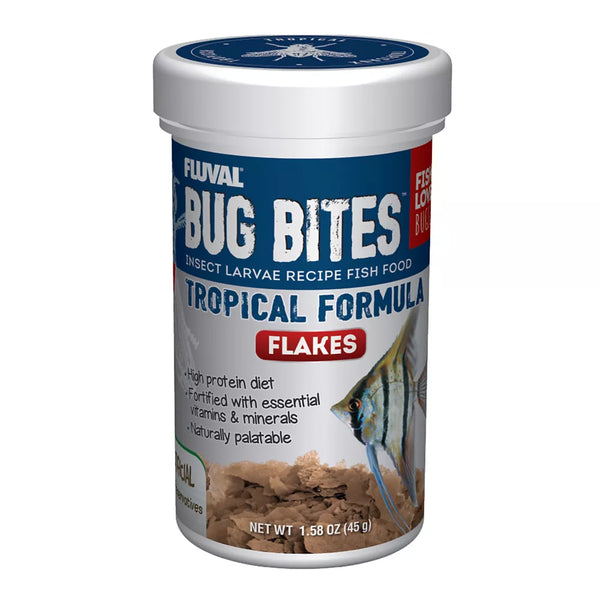 Fluval® Bug Bites Tropical Flakes