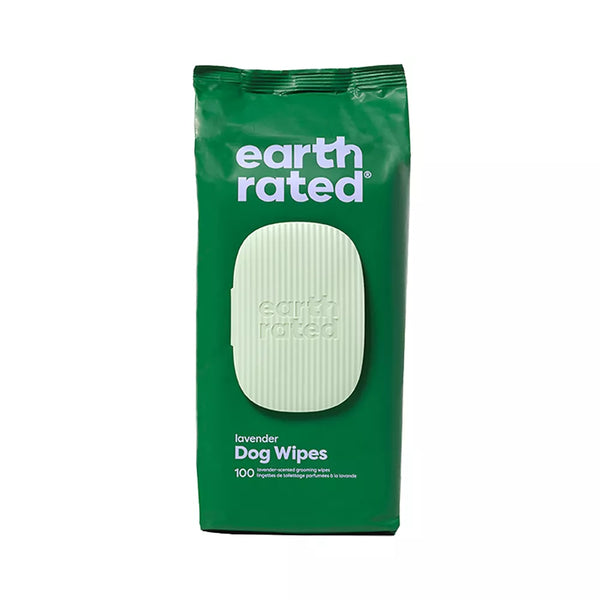 Earth Rated Laveder Scented Dog Wipes, 100 Count