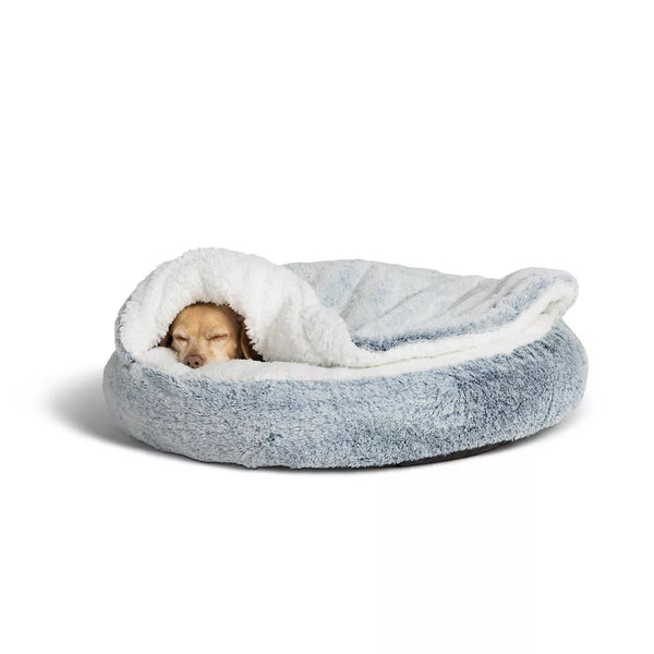 Top Paw® Faux Fur Snuggler Dog Bed