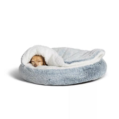Top Paw® Faux Fur Snuggler Dog Bed