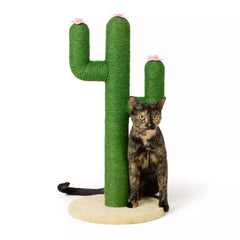 Whisker City® 26-in Green Cactus Cat Scratching Post