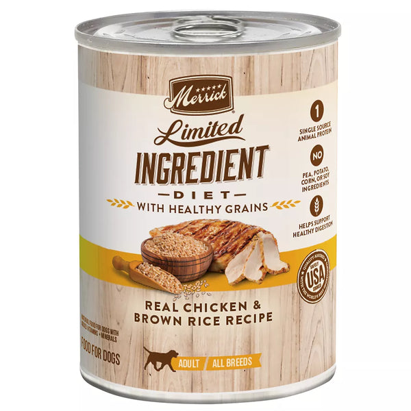 Merrick® Limited Ingredient Diet® Adult Wet Dog Food - Healthy Grains, 12.7 oz