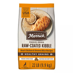 Merrick® Healthy Grains Raw-Coated Kibble Adult Dry Dog Food - Real Chicken & Brown Rice
