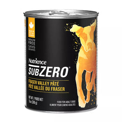 Nutrience SubZero Wet Dog Food - Fraser Valley, Chicken Pâté, Grain Free, 13 oz