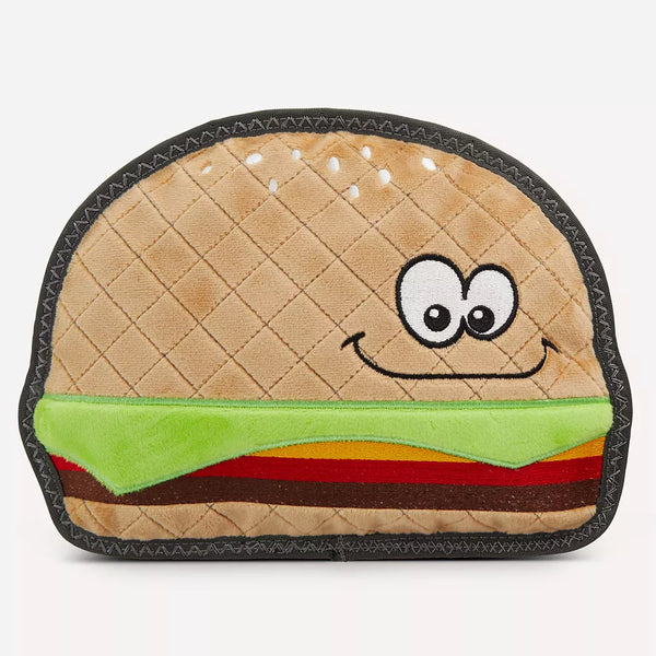 Joyhound® Rip Roarin' Tough Hamburger Dog Toy - Tough Plush