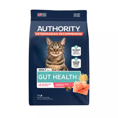 Authority® Gut Health Cat Dry Food - Salmon & Rice, With-Grain