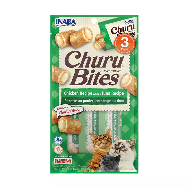 Inaba Churu Bites Cat Treats - Chicken & Tuna