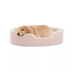 Top Paw® Orthopedic Cuddler Striped Dog Bed