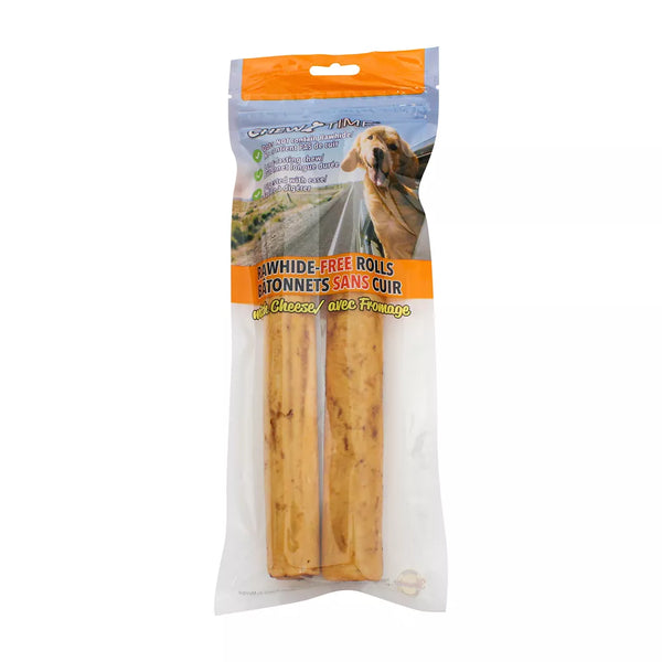 Chew Time Cheese Roll Dog Treats - Hide-Free