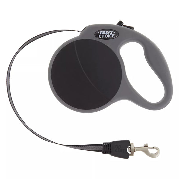 Great Choice® Retractable + Extra Length Tape Dog Leash