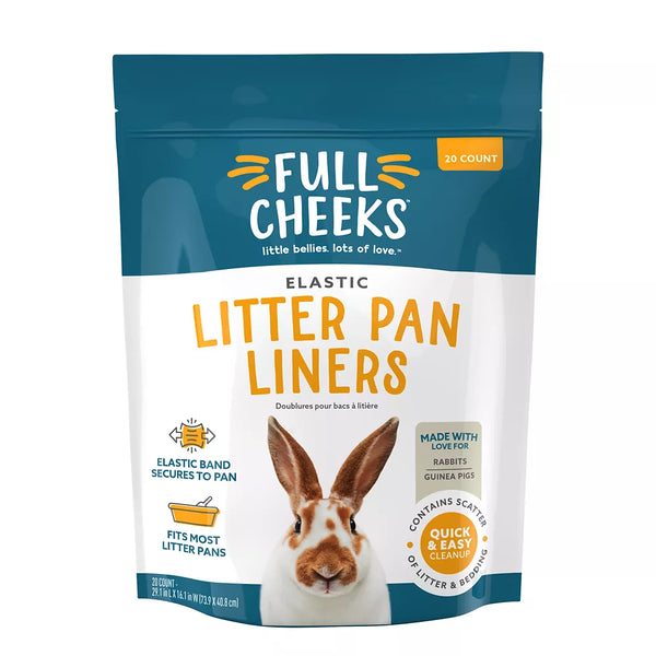 Full Cheeks™ Small Pet Elastic Litter Pan Liners