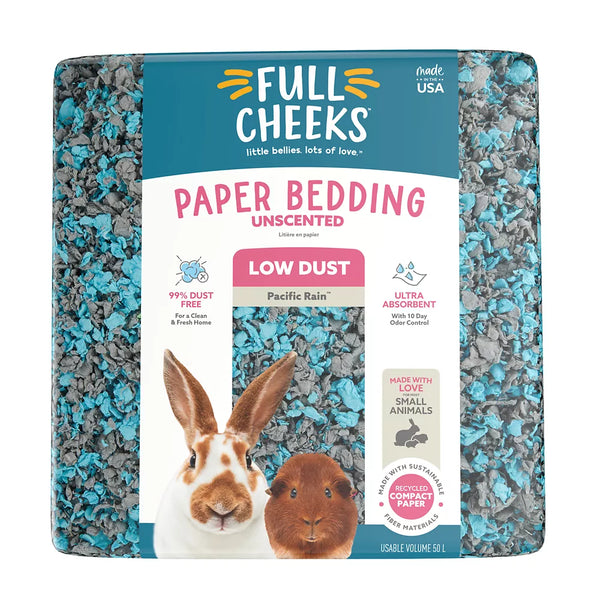 Full Cheeks™ Odor Control Small Pet Paper Bedding - Pacific Rain
