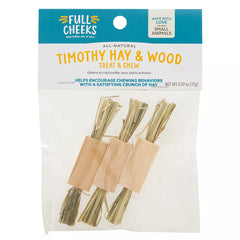 Full Cheeks™ Small Pet Timothy Hay & Wood - Treat & Chew