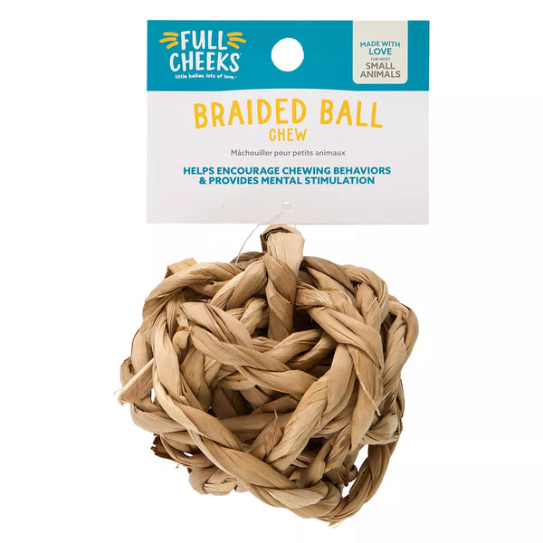Full Cheeks™ Small Pet Braided Ball Chew