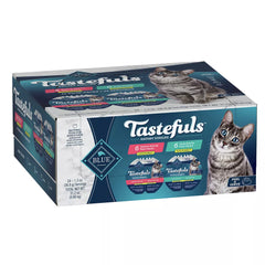 Blue Buffalo Tastefuls Savory Singles Adult Cat Food - Natural, 12 Count Variety Pack