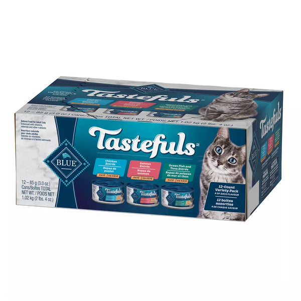 Blue Buffalo® Tastefuls™ Adult Cat Food Variety Pack - Natural, Pate