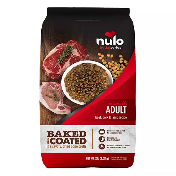 Nulo MedalSeries Baked & Brothy Adult Dry Dog Food - Beef, Pork & Lamb