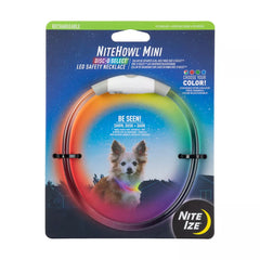 Nite Ize® NiteHowl® Mini Rechargeable LED Safety Necklace with Disc-O Select™