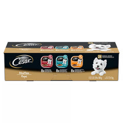 Cesar Wet Dog Food Classic Loaf in Sauce Mealtime Variety Pack