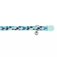 Whisker City® Light Blue Fish Easy Release Kitten Collar