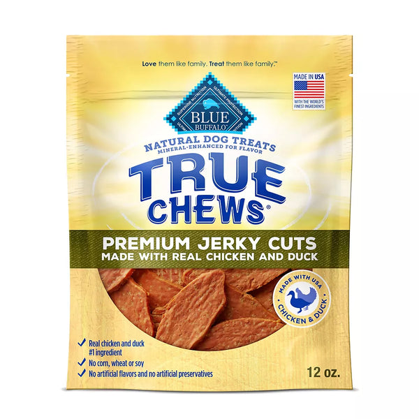 Blue Buffalo® True Chews Premium Jerky Cuts All Life Stages Dog Treats - Chicken & Duck