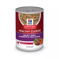 Hill's Science Diet Healthy Cuisine Adult Wet Dog Food - Braised Beef, Carrots & Peas, 12.5 oz