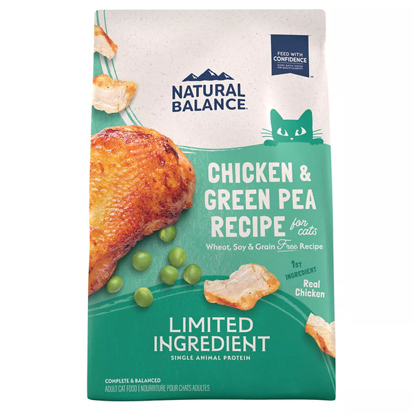 Natural Balance Reserve Adult Dry Cat Food - Limited Ingredient, Grain Free, Chicken & Green Pea