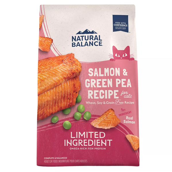 Natural Balance Reserve Adult Dry Cat Food - Limited Ingredient, Grain Free, Salmon & Green Pea