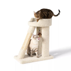Whisker City® 26-in Short Cat Tower with Ramp