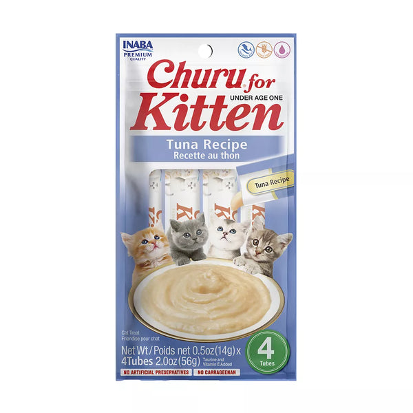 Inaba Churu Lickable Cat Treat - Kitten, Tuna