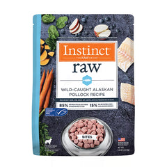 Instinct® Raw Bites Adult Frozen Dog Food - Raw, Grain Free, Alaskan Pollock